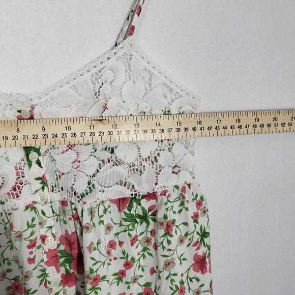 Victoria's Secret Cottagecore Floral Slip Dress Chemise Babydoll Small Lace Pink - Picture 11 of 15